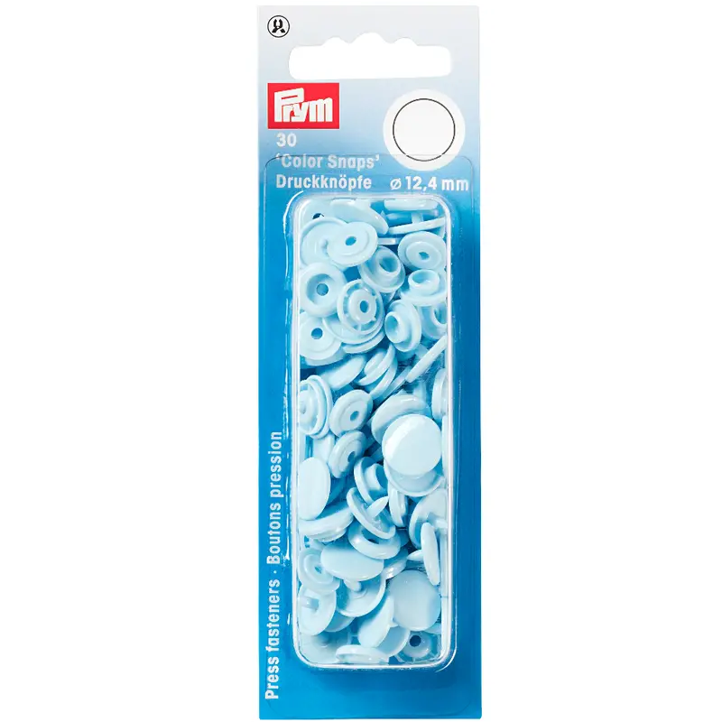 Prym Colour Snaps - Sky Blue 1
