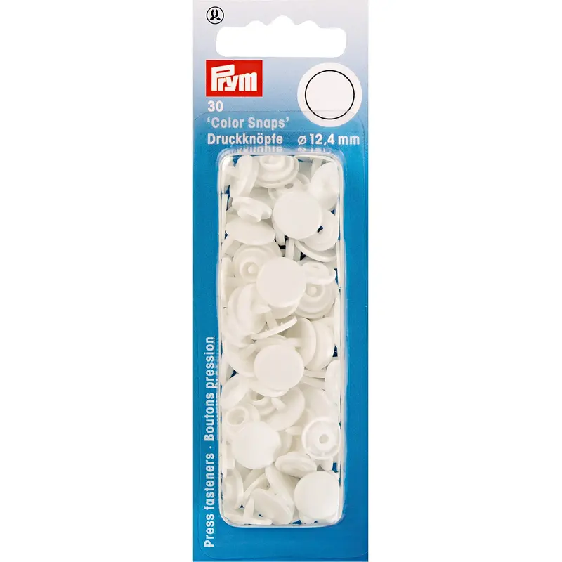 Prym Colour Snaps - White 1