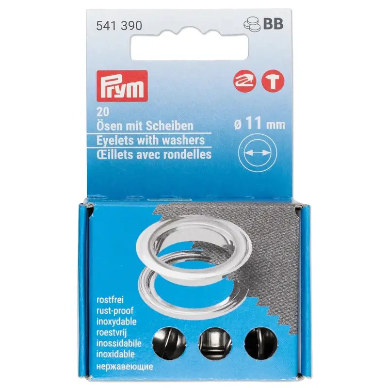 Prym Eyelets Silver Coloured | 11Mm And 14Mm 1
