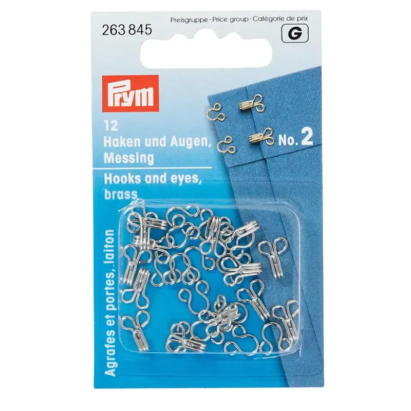 Prym Hook And Eyes | Packs Of 12 2