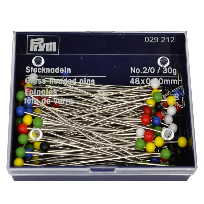 Prym Large Glass-Headed Pins, 30G Pack 1