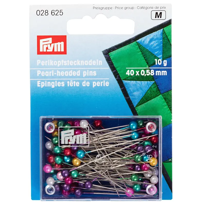 Prym Pearl Colour Headed Pins | 85 Pack 1