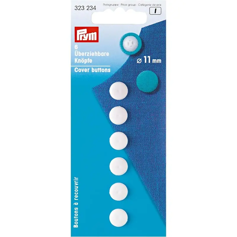 Prym Plastic Cover Buttons 1
