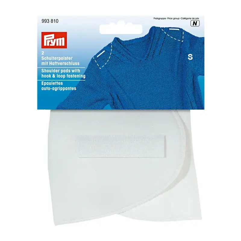 Prym Set In Shoulder Pads Hook And Loop Type 1