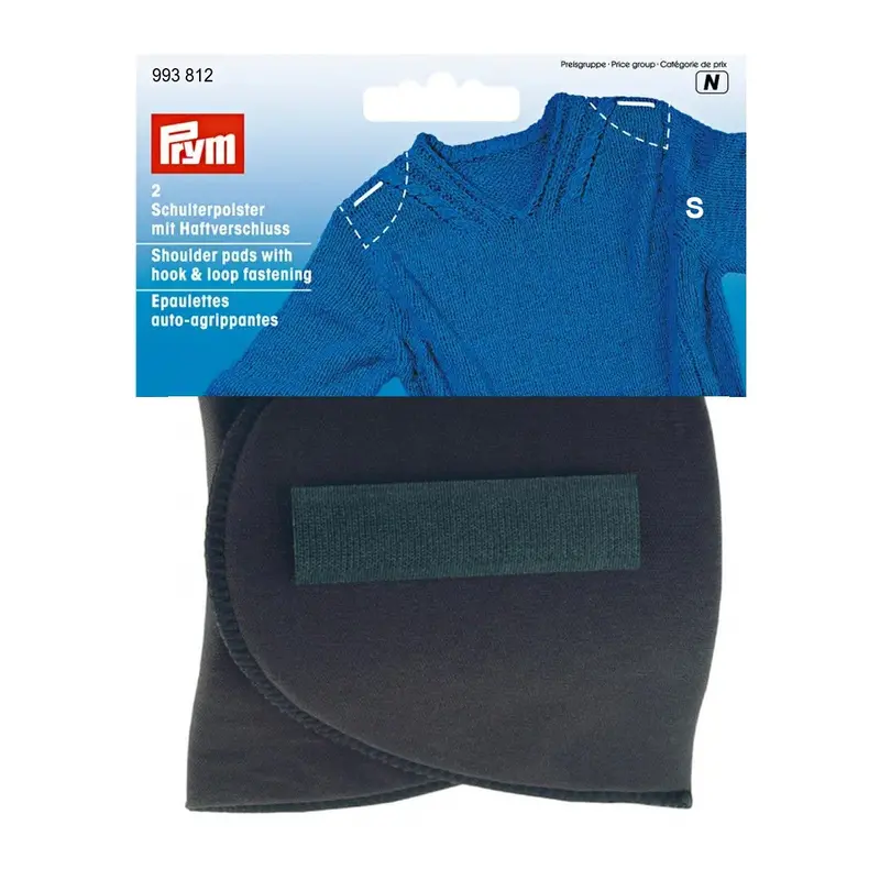 Prym Set In Shoulder Pads Hook And Loop Type 4