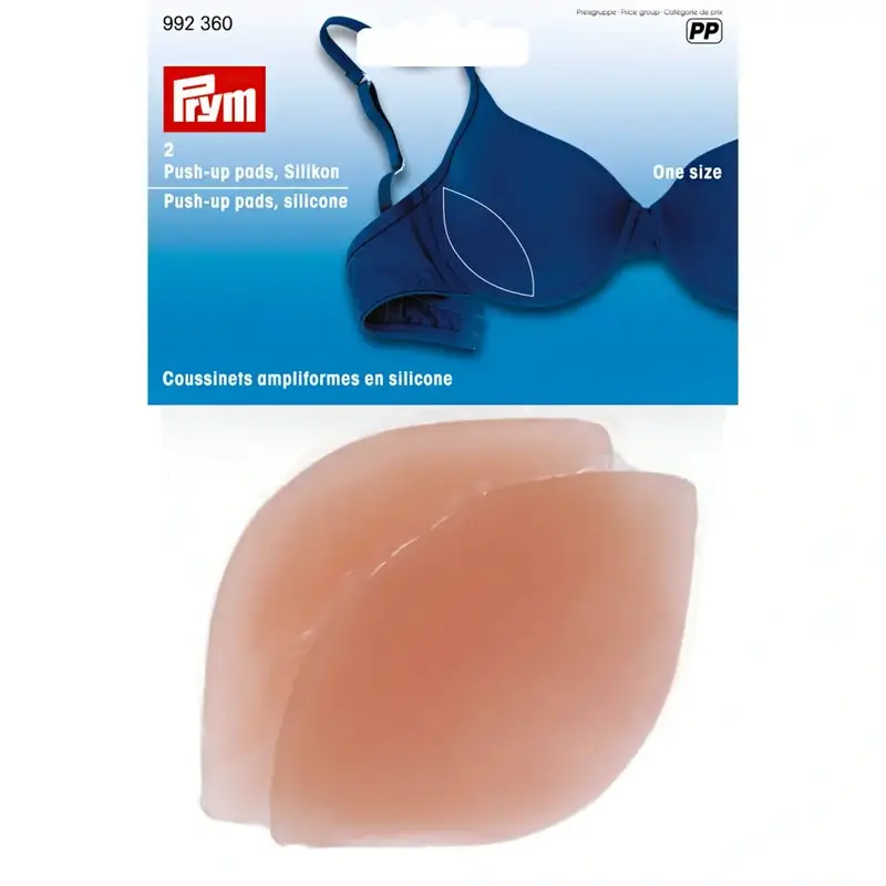 Prym Silicone Push-Up Pads For Bras 1