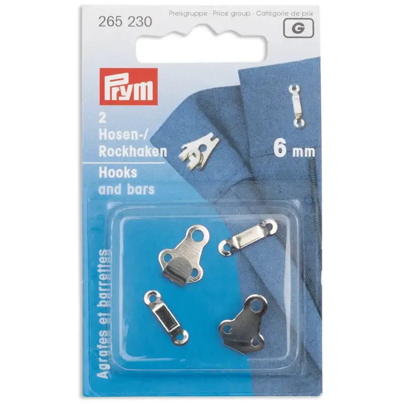 Prym Small Hook And Bars For Skirts And Trousers 1