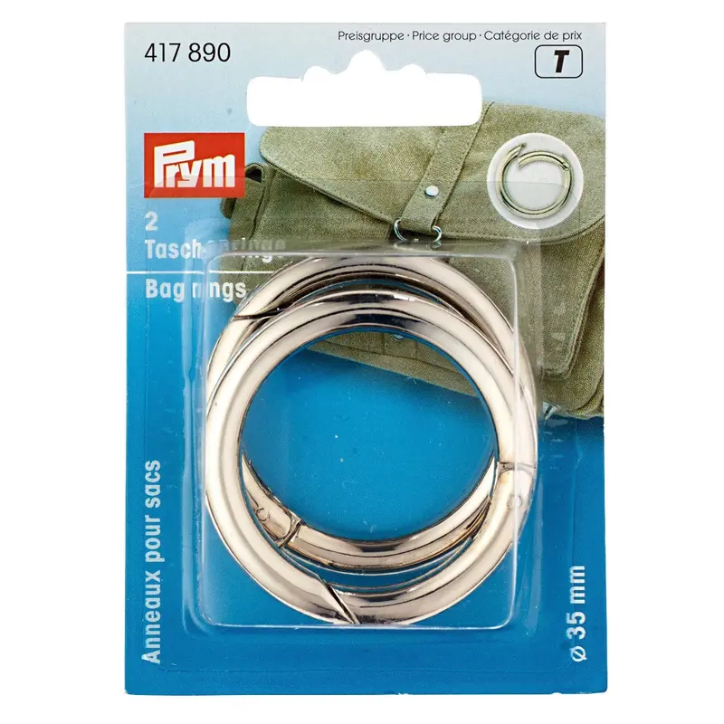 Prym Snap Rings For Bags - Pack Of 2 1