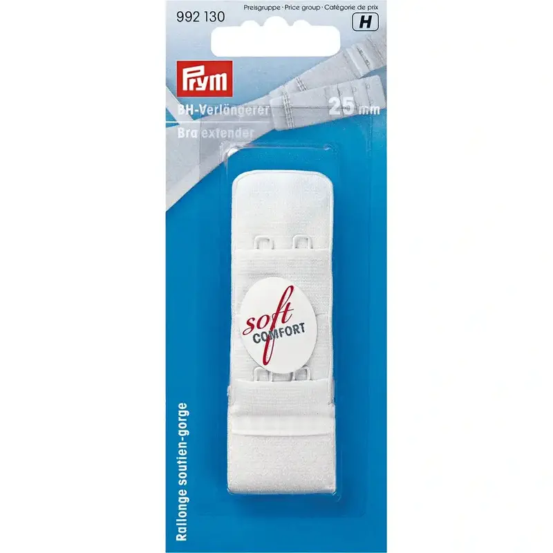 Prym Soft Comfort Bra Extenders 25Mm | 2 Rows 1
