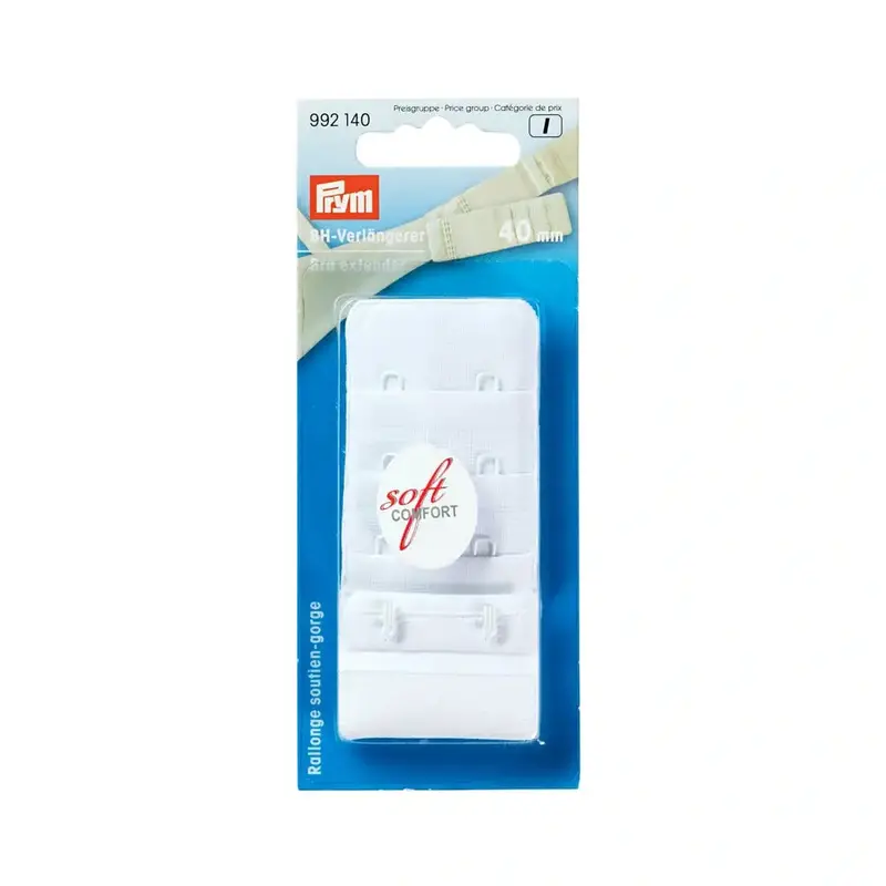 Prym Soft Comfort Bra Extenders 40Mm | 2 Rows 1