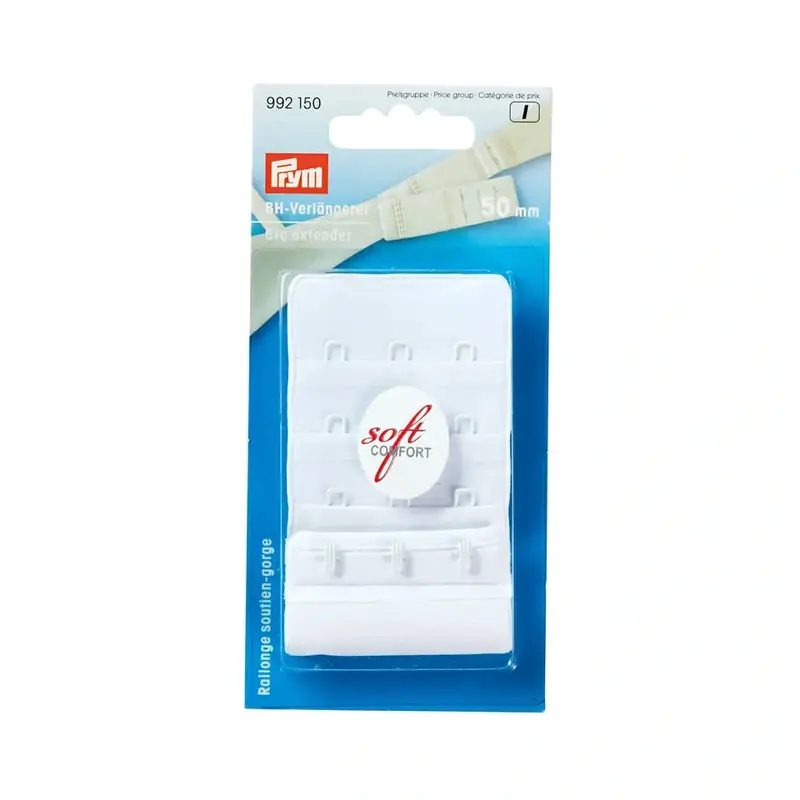Prym Soft Comfort Bra Extenders 50Mm | 3 Rows 1