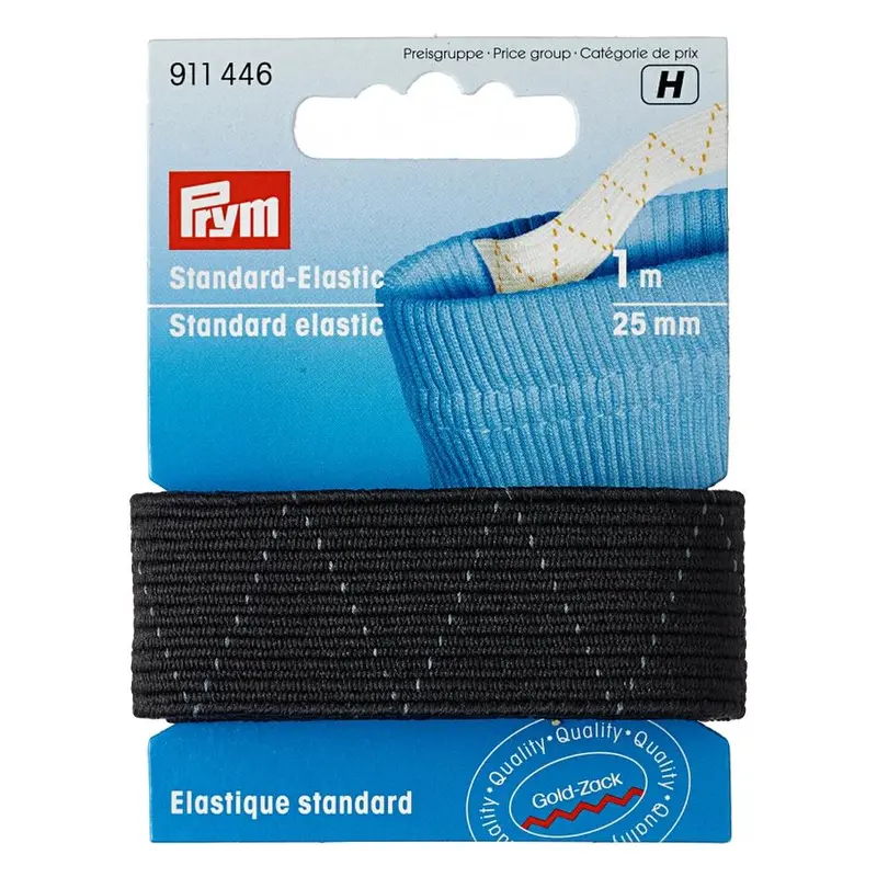 Prym Standard Elastic - Black 1