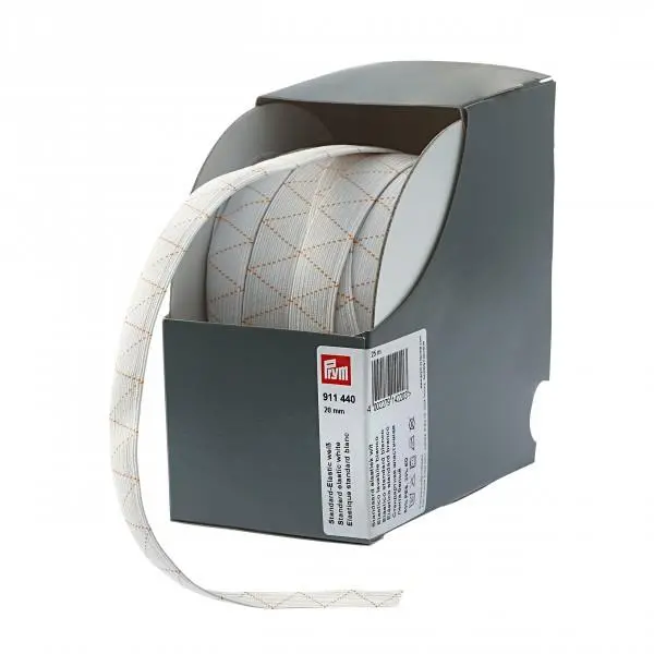 Prym Standard Elastic - White 7