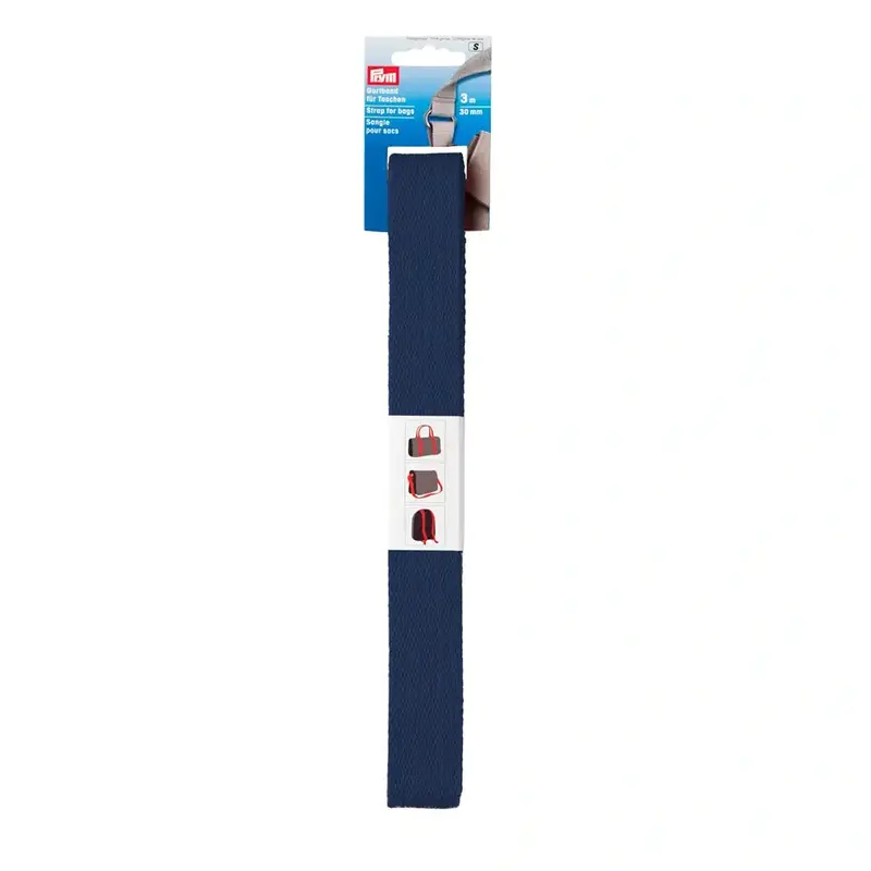 Prym Strapping / Webbing For Bags - 3M In Navy 1