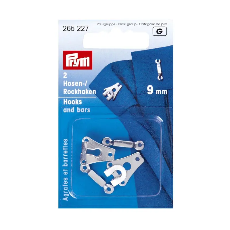 Prym Trouser And Skirt Type Hook And Bar 1