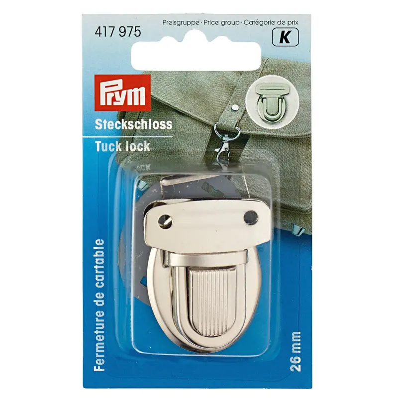Prym Tuck Lock Bag Fastenings 1