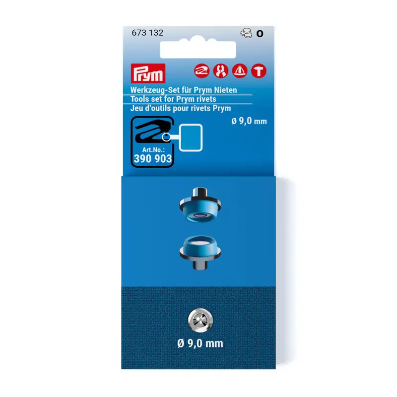 Prym Vario Creative Tool Set For Jeans Rivets 1