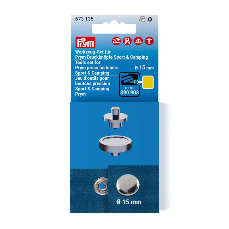 Prym Vario Creative Tool Set For Sport / Camping Press Fasteners 1