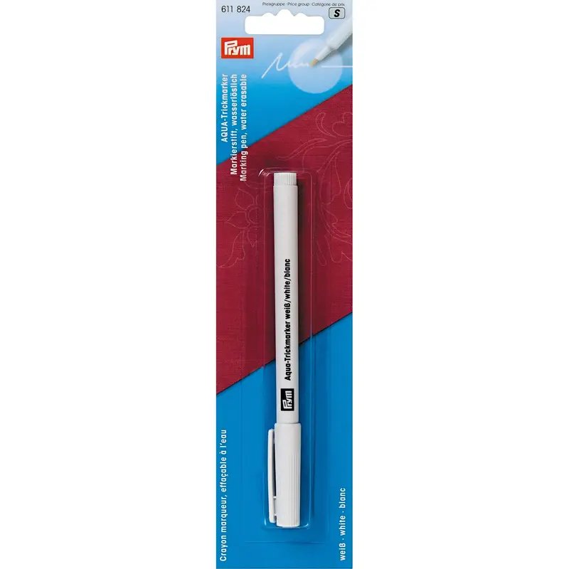 Prym Water Erasable Pen White, 611824 1