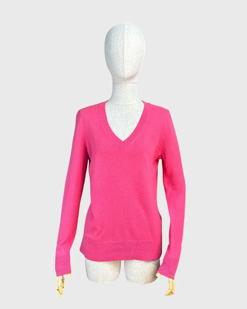 Pull Tricot Cachemire Rose Tommy Hilfiger 1