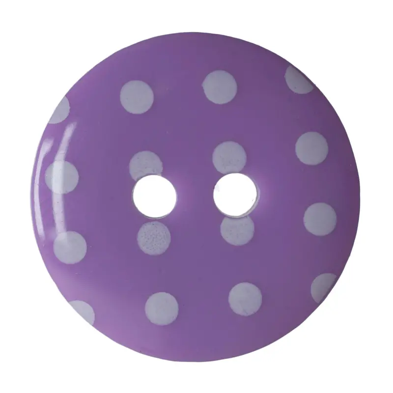 Purple Polka Dot Buttons 1