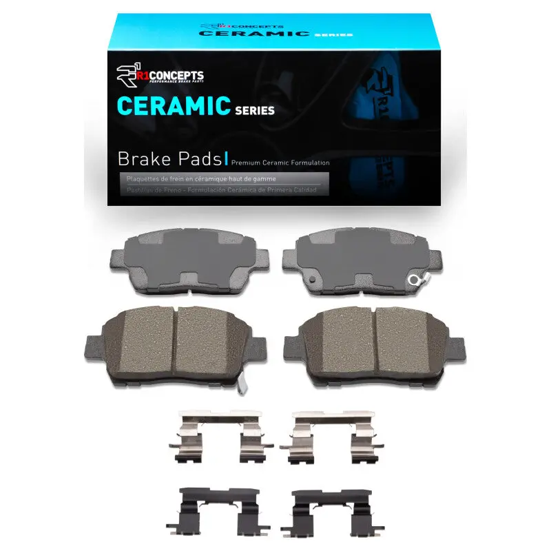 R1 00-00 Toyota Celica Front Ceramic Pads & Hardware Kit 1