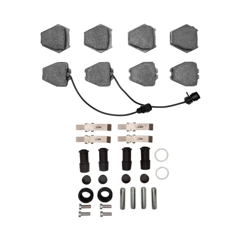 R1 00-03 Audi A8 Front Ceramic Pads & Hardware Kit 1