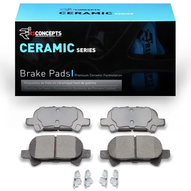 R1 00-08 Toyota Solara Rear R1 Ceramic Brake Pads 1