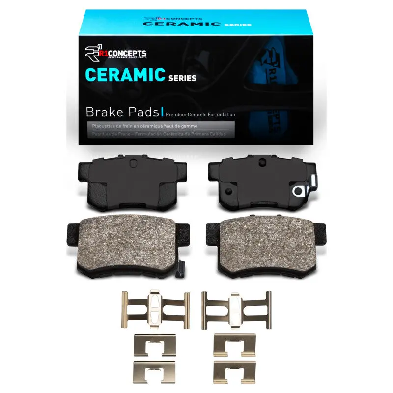 R1 00-13 Honda S2000 Rear Ceramic Brake Pads & Hardware Kit 1