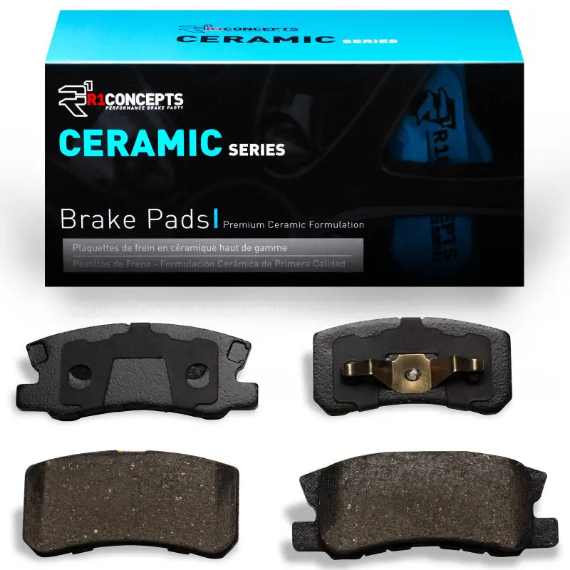 R1 00-17 Chrysler 200 Rear R1 Ceramic Brake Pads 1