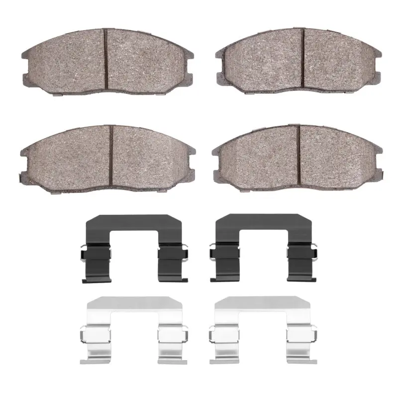 R1 01-05 Hyundai Santa Fe Front Ceramic Pads & Hardware Kit 1