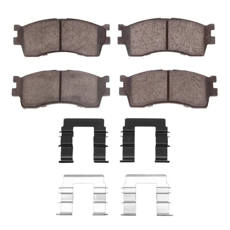 R1 01-05 Kia Rio Front Ceramic Pads & Hardware Kit 1