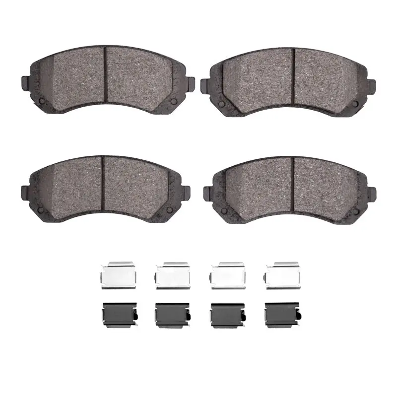 R1 01-07 Buick Rendezvous Front Ceramic Pads & Hardware Kit 1