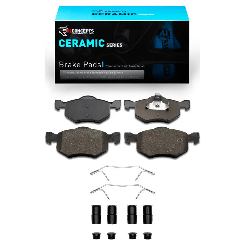 R1 01-07 Ford Escape Front Ceramic Pads & Hardware Kit 1