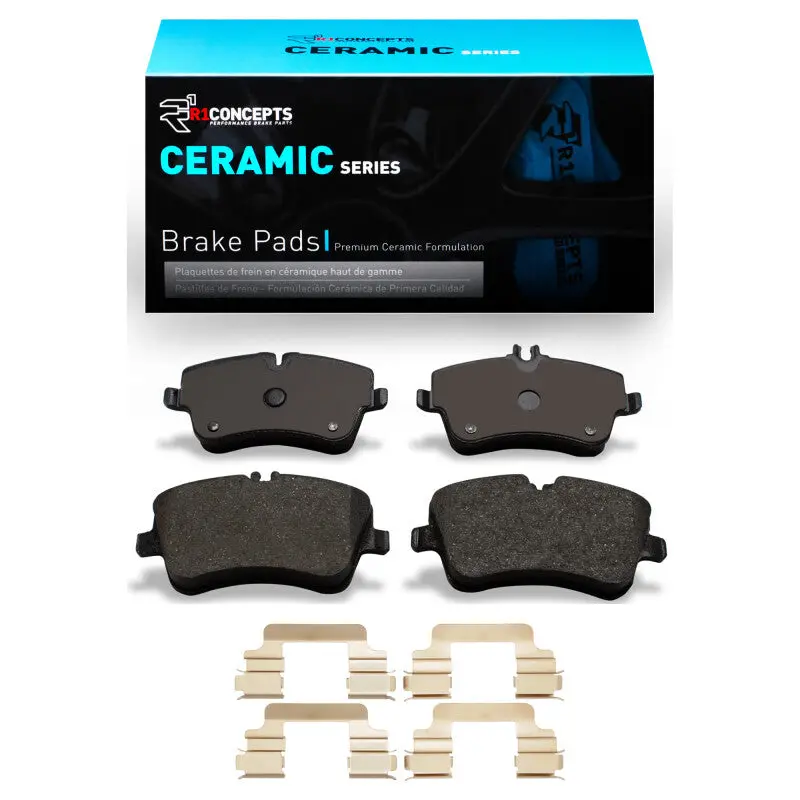 R1 01-15 Mercedes-Benz Slk300 Front Ceramic Pads & Hardware Kit 1