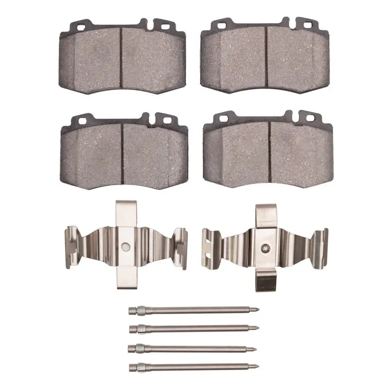 R1 02-06 Mercedes-Benz C230 Front Ceramic Pads & Hardware Kit 1