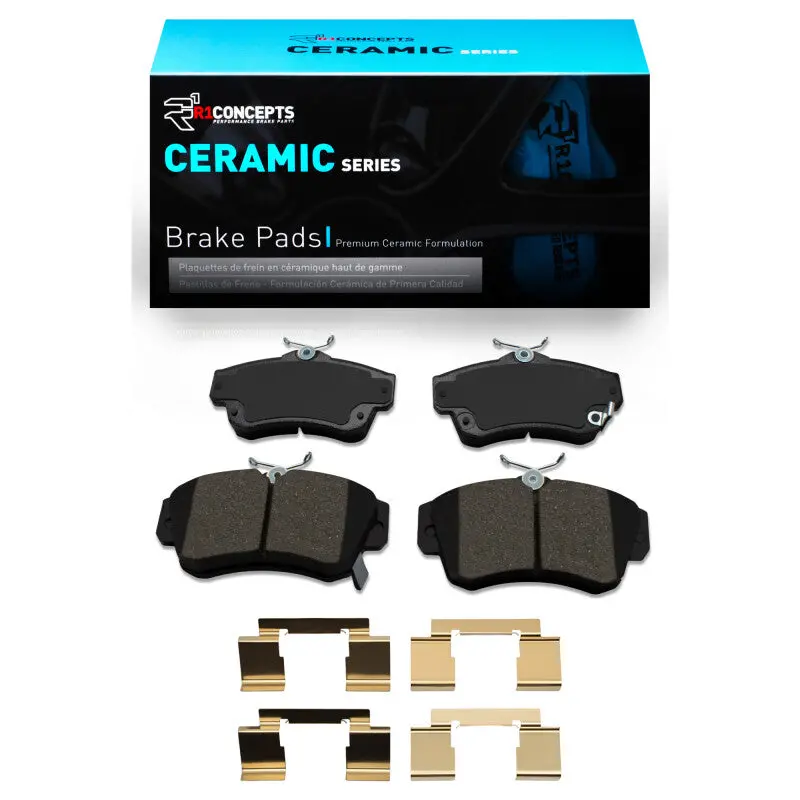 R1 03-09 Chrysler Pt Cruiser Front Ceramic Pads & Hardware Kit 1