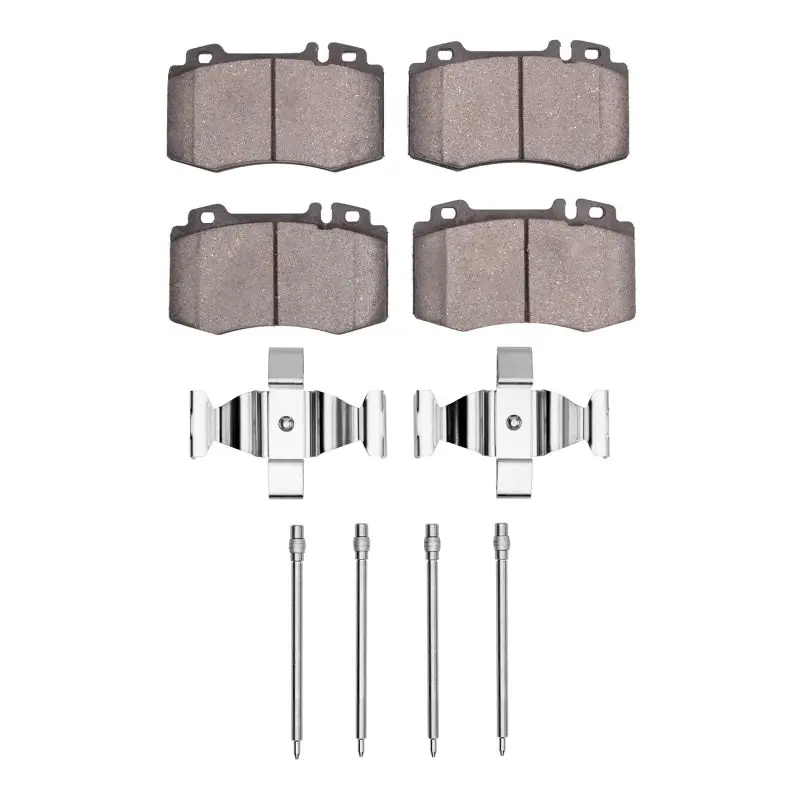 R1 03-09 Mercedes-Benz S500 Front Ceramic Pads & Hardware Kit 1