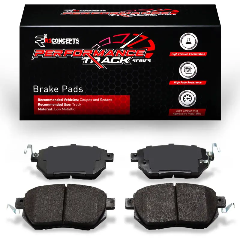 R1 04-08 Nissan Maxima Front Track/Street Brake Pads 1