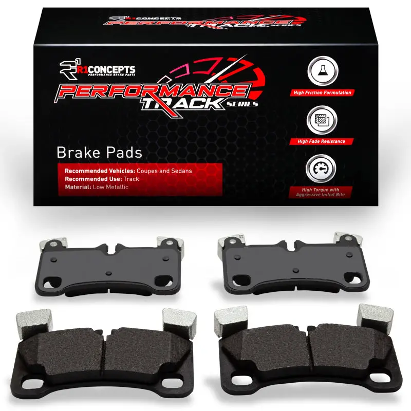 R1 08-10 Porsche Cayenne Rear Track/Street Brake Pads 1