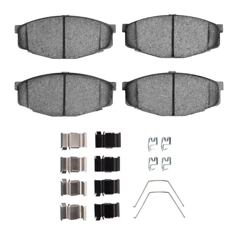 R1 1981-1995 Toyota Pickup Front R1 Ceramic Pads & Hardware Kit 1