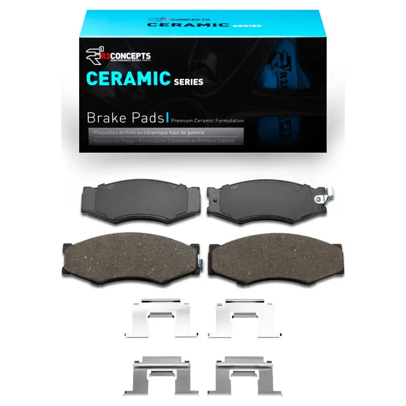 R1 1982-1997 Infiniti M30 Front R1 Ceramic Pads & Hardware Kit 1