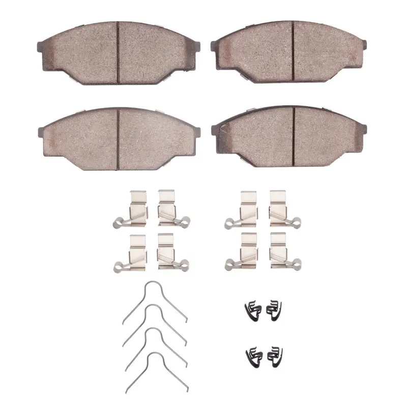 R1 1985-1993 Toyota Pickup Front R1 Ceramic Pads & Hardware Kit 1