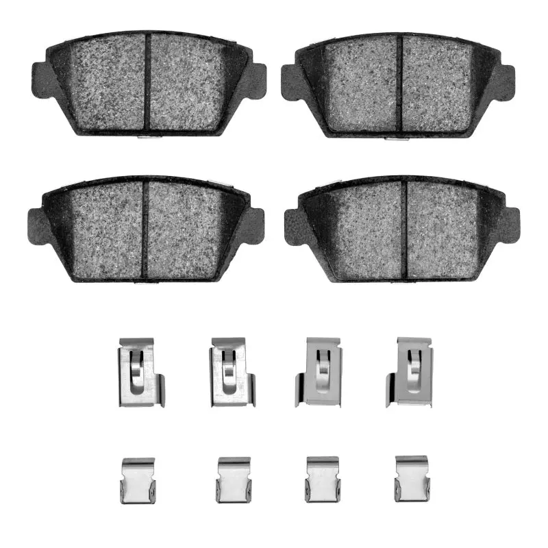 R1 1985-1994 Dodge Colt Rear R1 Ceramic Pads & Hardware Kit 1