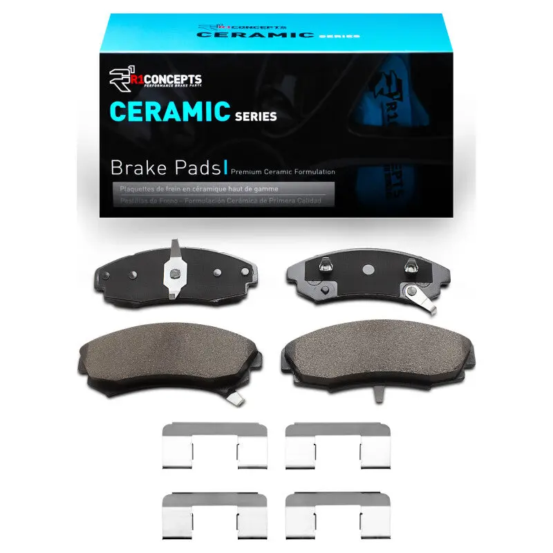 R1 1986-1992 Buick Reatta Front R1 Ceramic Pads & Hardware Kit 1
