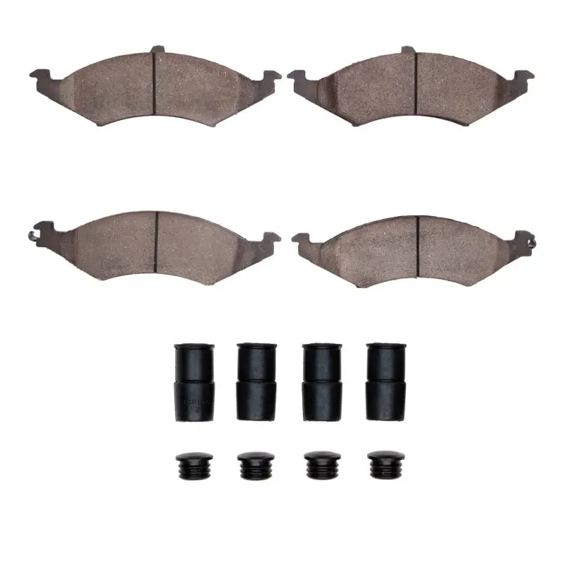 R1 1986-1993 Ford Taurus (Excl Sho) Front R1 Ceramic Pads & Hardware Kit 1