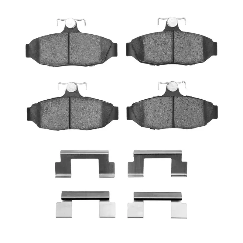 R1 1986-1993 Ford Taurus (Excl Sho) Rear R1 Ceramic Pads & Hardware Kit 1