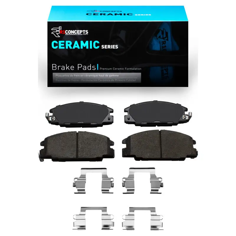 R1 1986-2006 Chevrolet Luv Pickup (Mexico) Front R1 Ceramic Pads & Hardware Kit 1