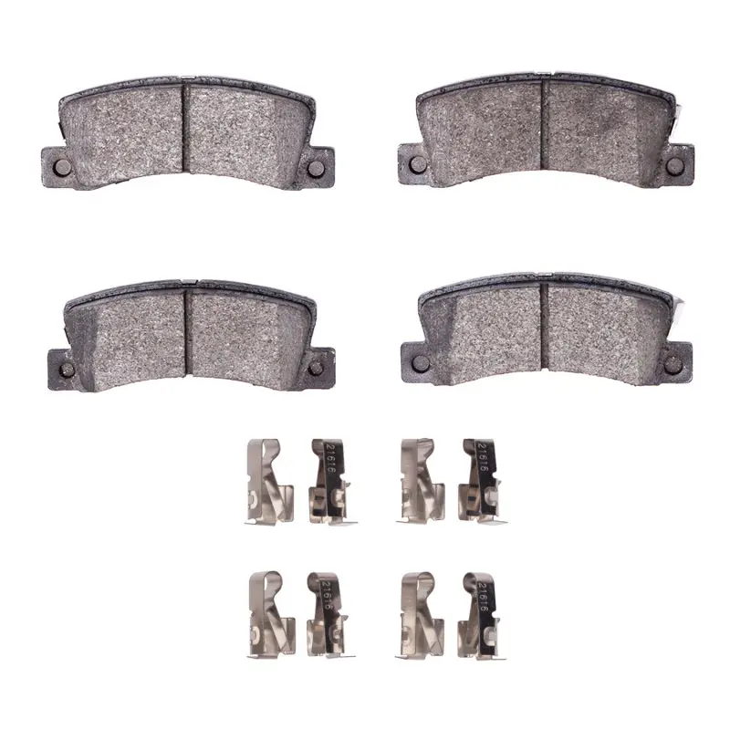 R1 1987-1996 Toyota Camry Rear R1 Ceramic Pads & Hardware Kit 1