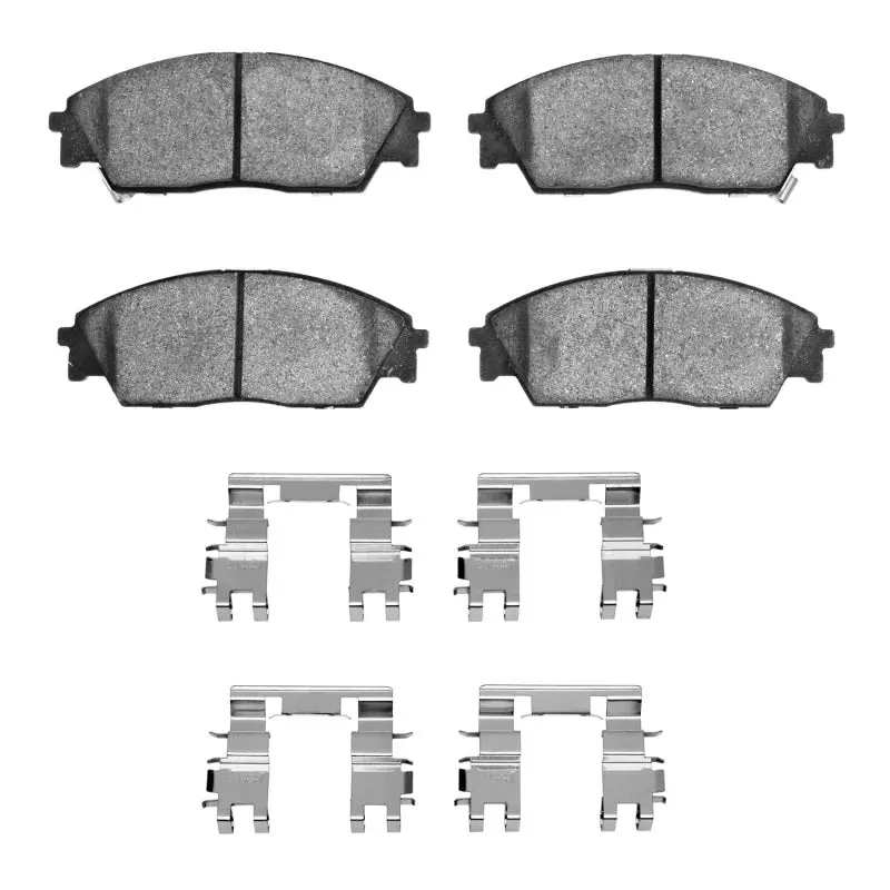 R1 1988-1991 Honda Civic Wagon Front R1 Ceramic Pads & Hardware Kit 1